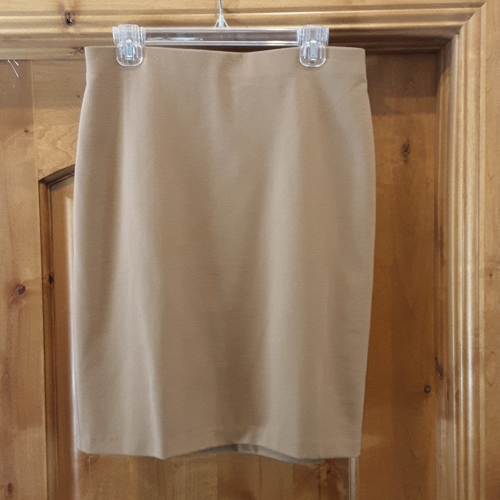 Tan Knit Pencil Skirt | Philosophy